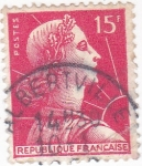 Stamps France -  Marianne de Gandon