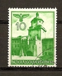 Stamps Poland -  Ocupacion Alemana./ Puerta de Cracovia.