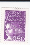 Stamps France -  Liberte, igalite y fraternité -Marianne  