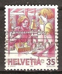 Stamps Switzerland -  oficina de correos.