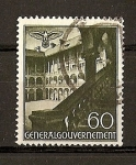 Stamps Poland -  Ocupacion Alemana./ Corte del Castillo de Cracovia.