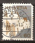 Stamps Switzerland -  Engadine.
