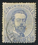Stamps Spain -  AMADEO I
