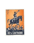 Stamps Europe - San Marino -  Caza