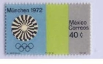Stamps Mexico -  MUNCHEN 1972