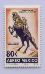 Stamps Mexico -  GENERAL JOSE DE SAN MARTIN  DONACION DE ARGENTINA A MEXICO