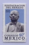 Stamps Mexico -  RESTAURACION DEL SENADO