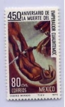 Stamps Mexico -  450 ANIVERSARIO DE LA MUERTE DEL EMPERADOR CUAHUTEMOC