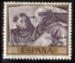 Stamps : Europe : Spain :  1969 Alonso Cano. San Juan Capistrano y San Bernardino- Edifil:1918