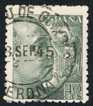 Stamps : Europe : Spain :  FRANCISCO FRANCO