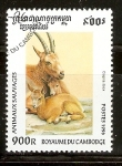 Stamps Cambodia -  CAPRA  IBEX