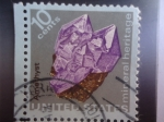 Stamps United States -  Amethyst - Meneral hertage