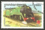 Sellos de Asia - Camboya -   Tren