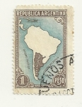 Stamps : America : Argentina :  estampillas internacionales