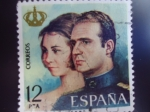 Sellos de Europa - Espa�a -  SSMM los reyes Don Carlos y Doña Sofía.-Nuevos reyes de Españ. Ed:2305