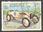 Stamps Laos -  Automóvil