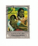 Stamps Yemen -  PINTURA  Gauguin