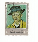 Stamps Yemen -  PINTURA  Van Gogh