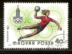 Sellos de Europa - Hungra -  BALON  MANO