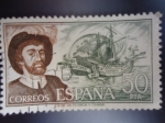 Stamps Spain -  Ed:2310- Personajes Españoles: Juan Sebastián Elcano