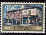 Stamps : Europe : Spain :  1971 Día del sello.Zuloaga. Casa de Botero en Lerma - Edifil:2026
