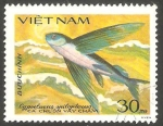 Sellos de Asia - Vietnam -  Pez volador
