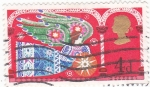 Stamps United Kingdom -  Un angel