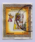 Stamps : America : Mexico :  PERSONAJES PREHISPANICOS DE MEXICO "Nezahualcoyotl"