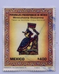 Stamps : America : Mexico :  PERSONAJES PREHISPANICOS DE MEXICO "Motecuhzoma Ilhuicamina"