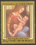 Stamps Guinea Bissau -  Cuadro de Raffaello