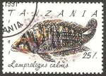 Stamps Tanzania -  849 - Pez, lambrologus calvus
