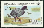 Sellos de America - Chile -  TAGUA GIGANTE - ANIMALES EN PELIGRO DE EXTINCION