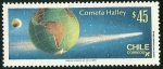 Stamps Chile -  COMETA HALLEY