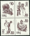 Sellos de America - Chile -  OFICIOS EN CHILE