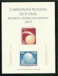 Stamps Chile -  CAMPEONATO MUNDIAL DE FUTBOL REPUBLICA FEDERAL DE ALEMANIA