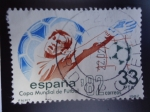 Stamps Spain -  COPA MUNDIAL DE FÚTBOL ESPAÑA 82.