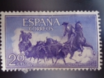 Stamps Spain -  Ed:1255- Tauromaquia -Toros en el Campo-(Fiesta Nacional Española)