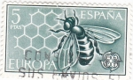 Stamps Spain -  Europa-CEPT 1962            (o)