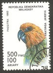 Stamps Africa - Madagascar -  Pájaro