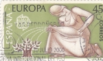 Stamps Spain -  Europa-CEPT 1986 -Protección de las Plantas          (o)