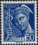 Stamps France -  MERCURIO 1942. Y&T Nº 538