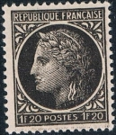 Sellos del Mundo : Europa : Francia : CERES DE MAZELIN 1945-47. Y&T Nº 677