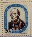 Stamps : America : Mexico :  1953 II CENTENARIO DEL NATALICIO DE "MIGUEL HIDALGO" PADRE DE LA INDEPENDENCIA