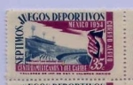 Stamps : America : Mexico :  SEPTIMOS JUEGOS DEPORTIVOS CENTROAMERICANOS Y DEL CARIBE "MEXICO 1954"
