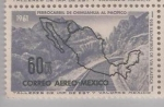 Stamps : America : Mexico :  FERROCARRIL  DE CHIHUAHUA AL PACIFICO " 938 Kilometros de via elastica"