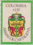 Stamps Colombia -  Armas de Cartagena
