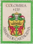 Sellos de America - Colombia -  Armas de Cartagena
