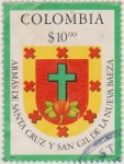 Stamps : America : Colombia :  Armas de Santa Cruz y De San Gil la Nueva Baeza