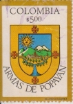 Stamps Colombia -  Armas de Popayán