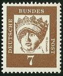 Stamps Germany -  ELISABETH THE THURINGE - D.B POST